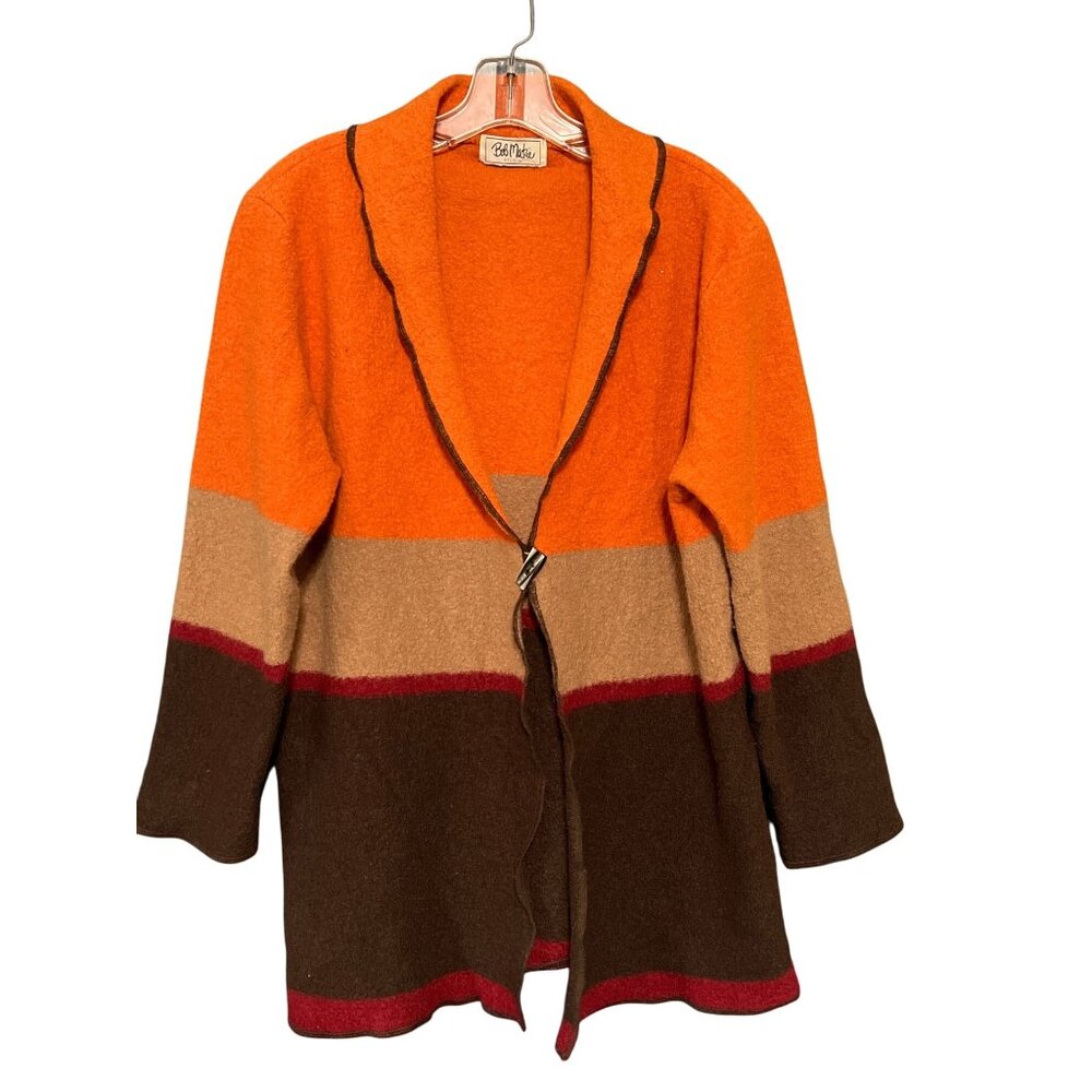 Vintage Bob Mackie Womens Wool Cardigan